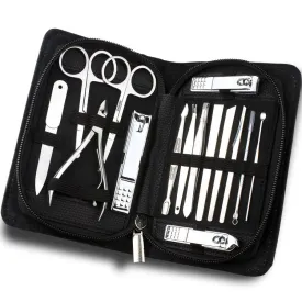 15-piece stainless steel pedicure knife