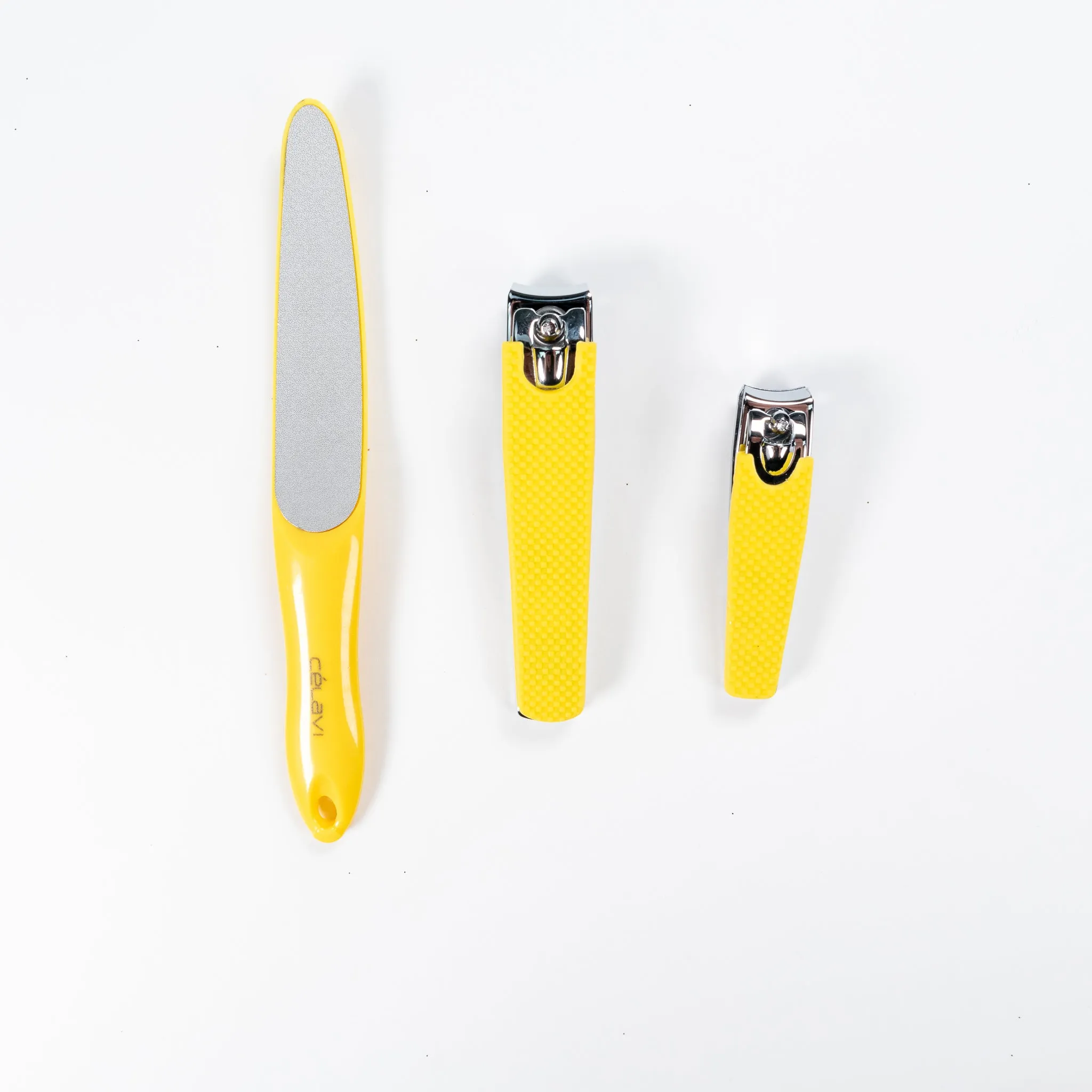 3pc Men's Manicure Silicon Finish Set