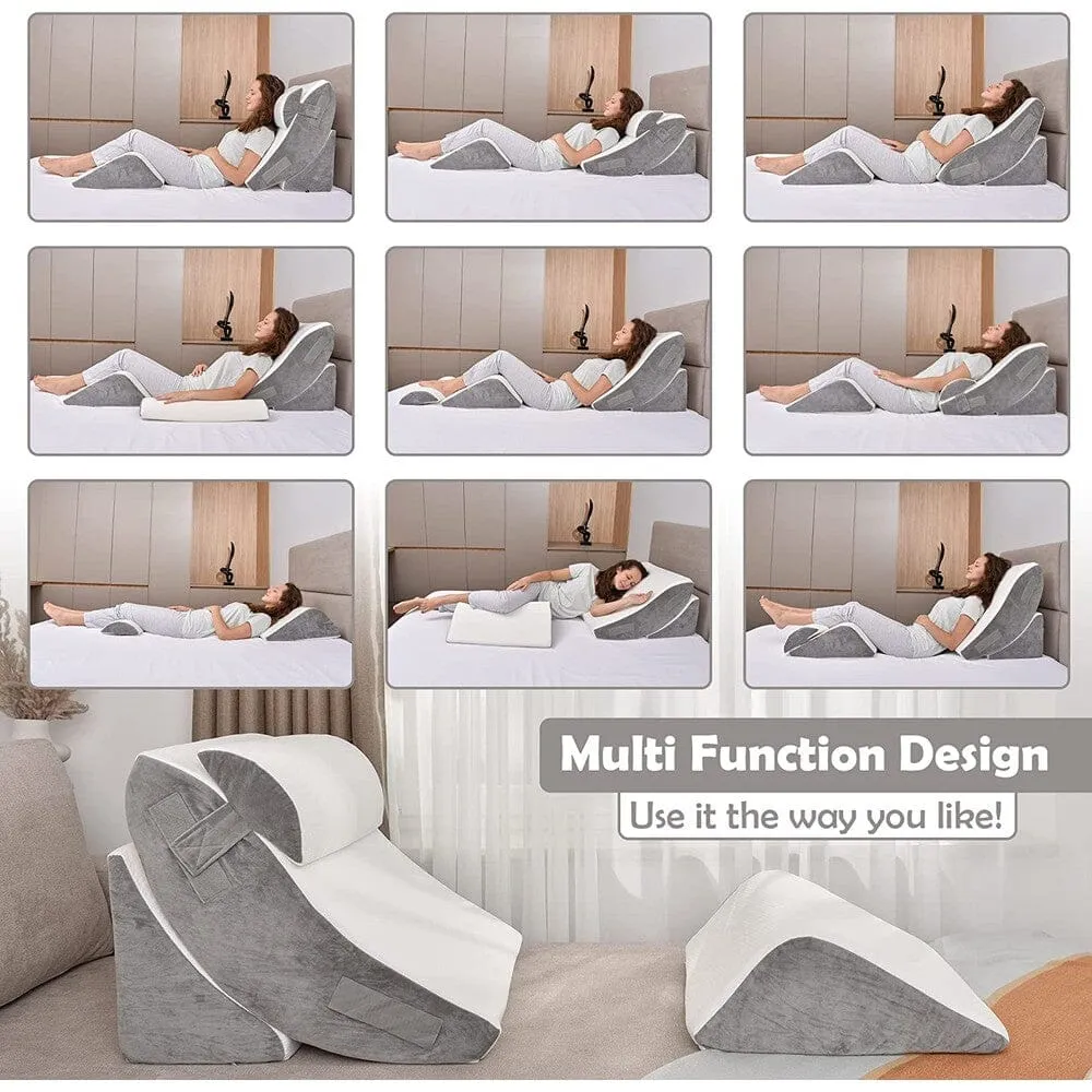 4-Piece: Orthopedic Wedge Pillow Set
