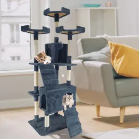 4Paws Cat Tree Scratching Post House Furniture Bed Luxury Plush Play