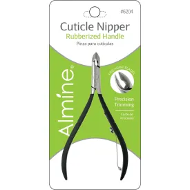 Almine Stainless Steel Nipper With Rubberized Black Handle