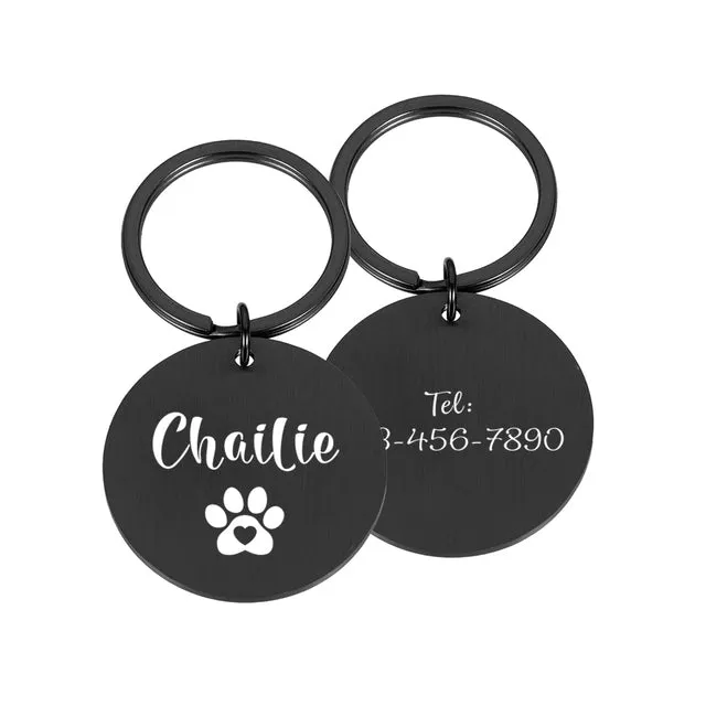 Anti-lost ID Tag Collar Dog Personalized ID Tag Custom Funny Pet Identification Tag