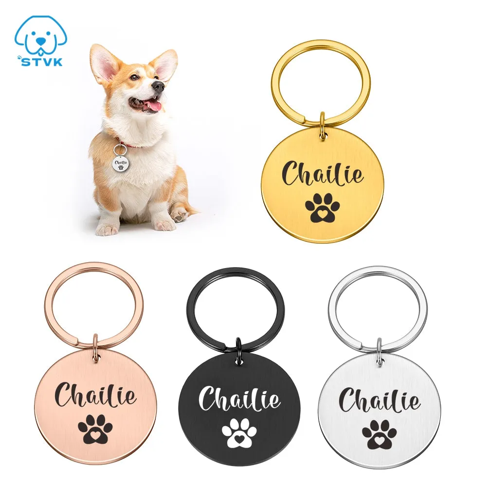 Anti-lost ID Tag Collar Dog Personalized ID Tag Custom Funny Pet Identification Tag