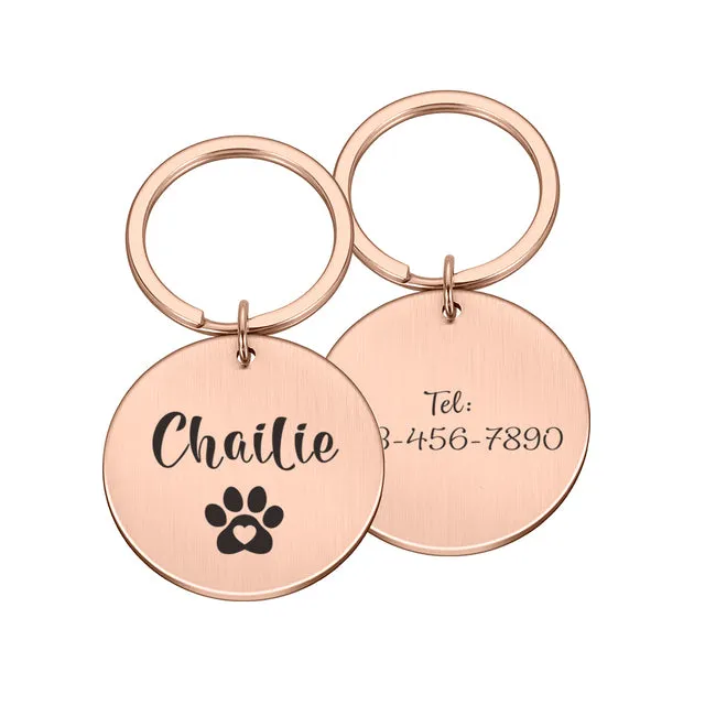 Anti-lost ID Tag Collar Dog Personalized ID Tag Custom Funny Pet Identification Tag