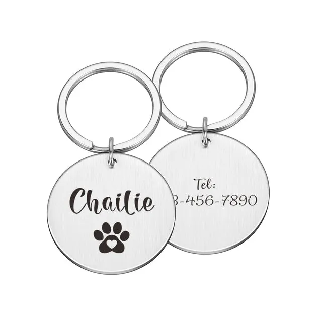 Anti-lost ID Tag Collar Dog Personalized ID Tag Custom Funny Pet Identification Tag