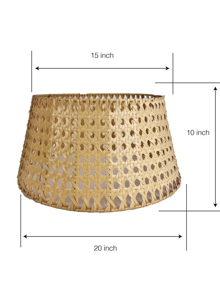 Becki Owens Decorative Christmas Open Rattan Tree Collar
