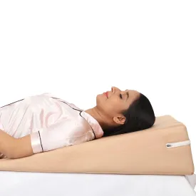 Bed Wedge Pillow XL Size (75cm X 60cm X 18cm)  Orthopedic Back Cushion Support For Sleeping - Neck & Back Support - Ideal For Acid Reflux, GERD, Post Surgery, Anti Snoring, Maternity - JSB BS34