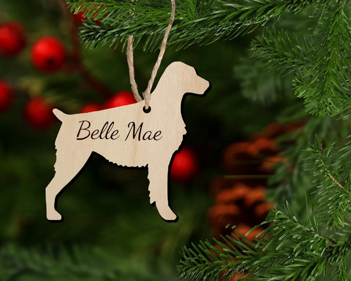 Brittany Spaniel Custom Dog Ornament