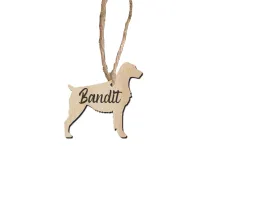 Brittany Spaniel Custom Dog Ornament