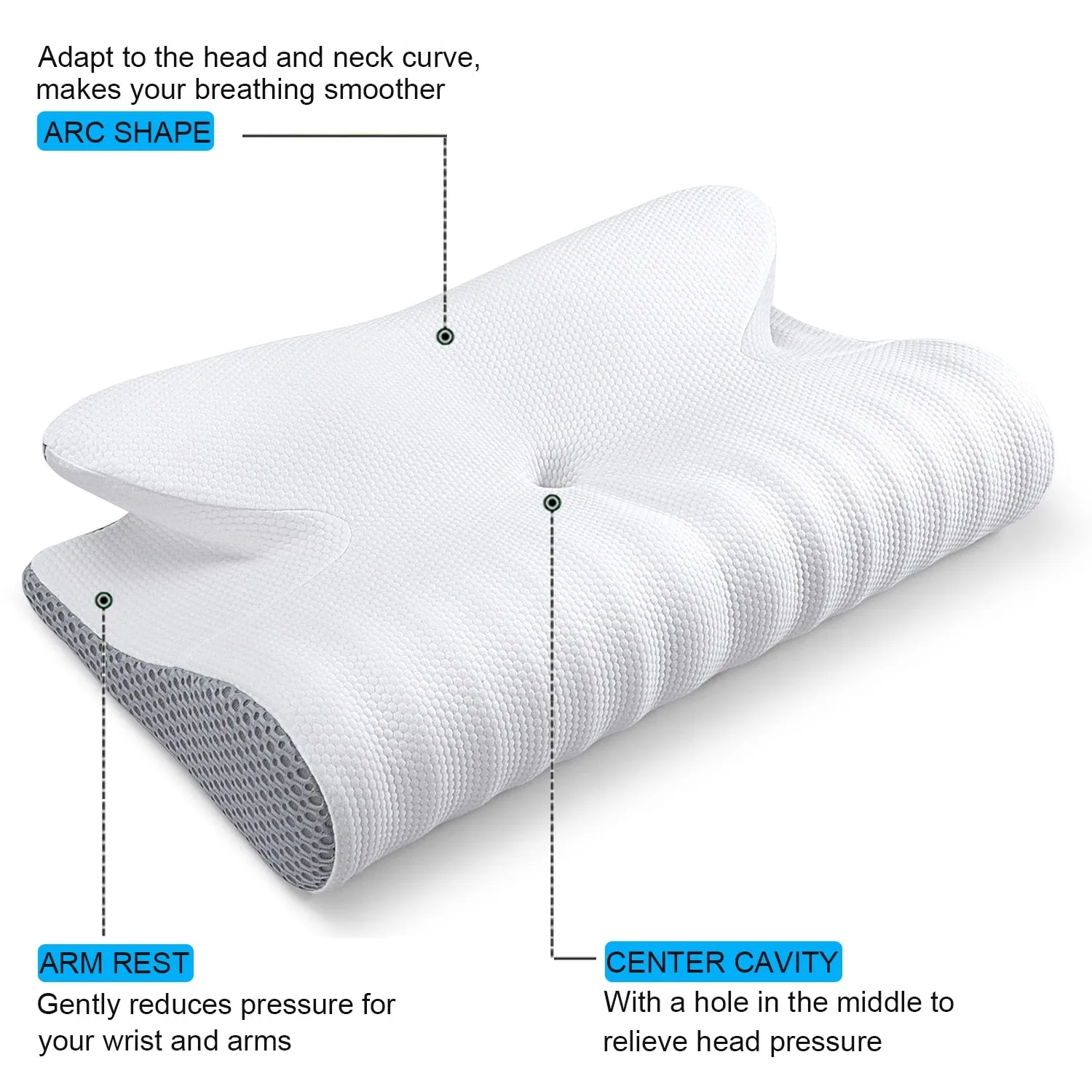 Contour Memory Foam Cervical Pillow
