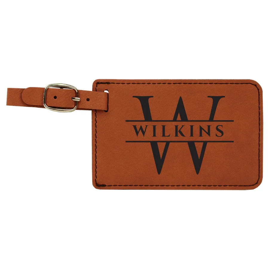 Custom Engraved Luggage Tag (Set of 2)