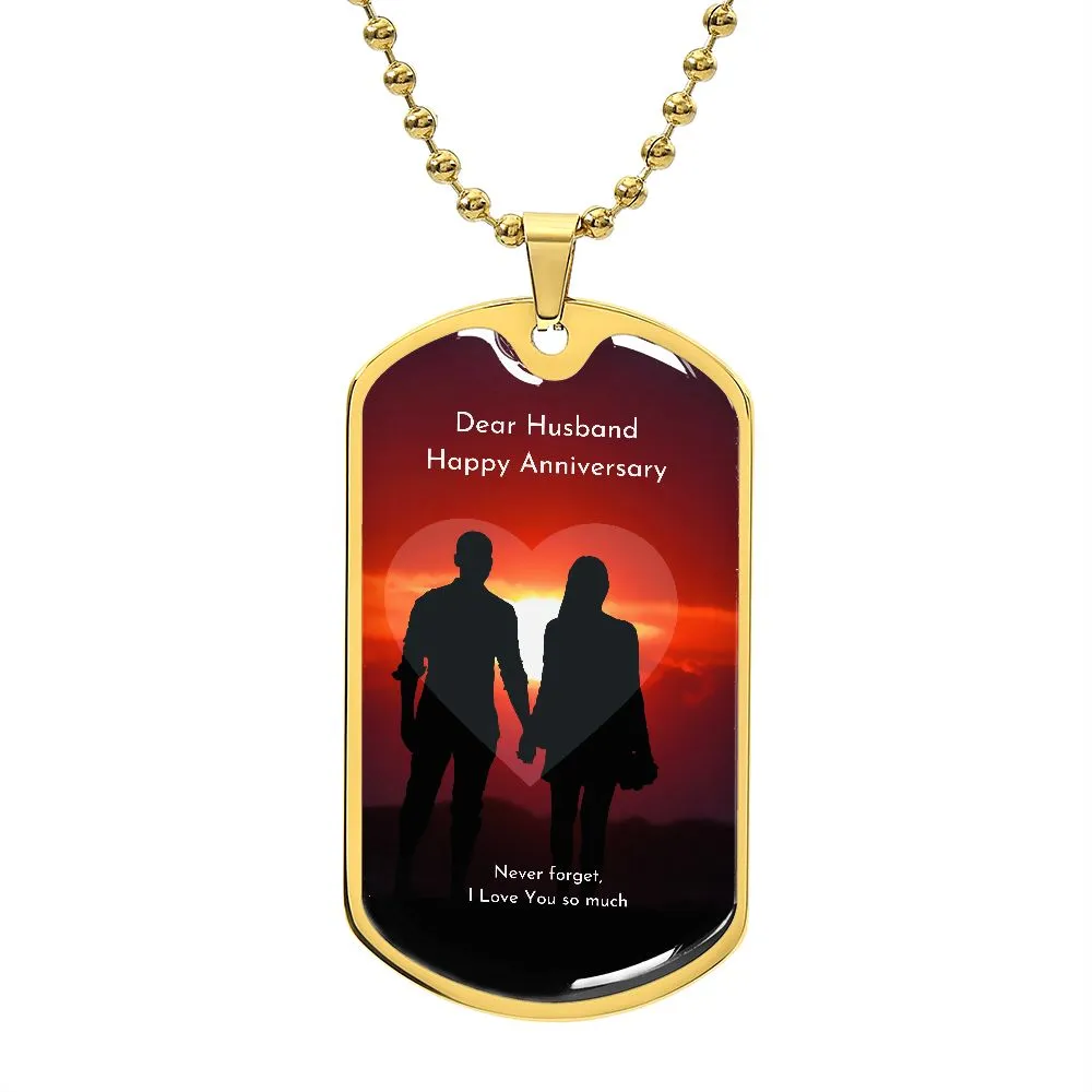 Customized Military Chain with Tag (Engrave)