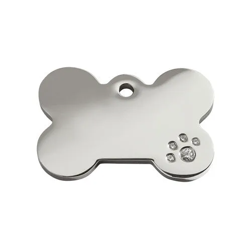 Diamante Tag — Bone