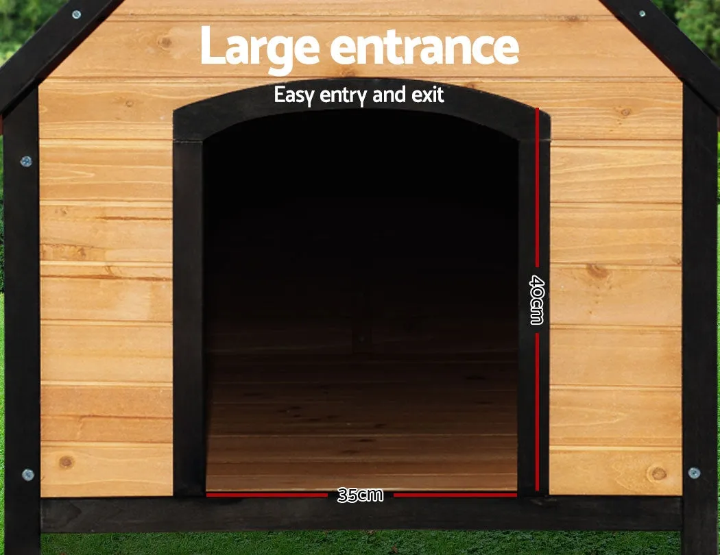 Dog Kennel Outdoor Wooden Pet House Puppy Extra Large XL Kennels