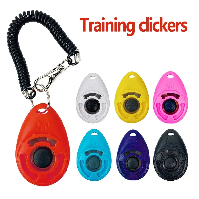 Dog Training Clicker With Wrist strap Durable Lightweight Easy To Use