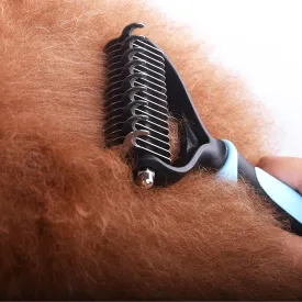 Dogs Cat Fur Trimming Dematting Brush Grooming Tool
