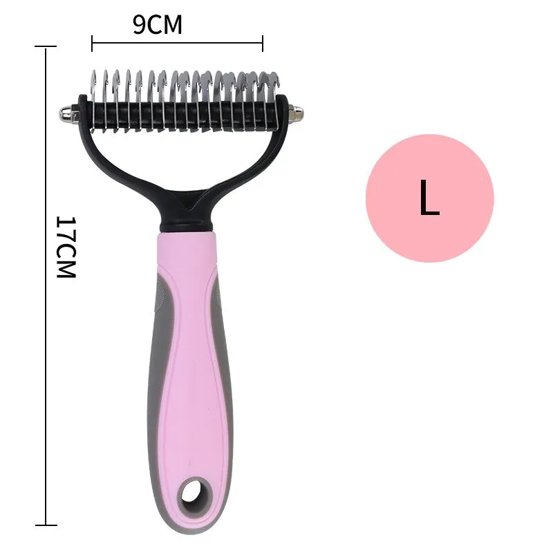Effortless Shedding Solution: Dehairing Pet Brush - Say Goodbye to Pet Hair with Ease!