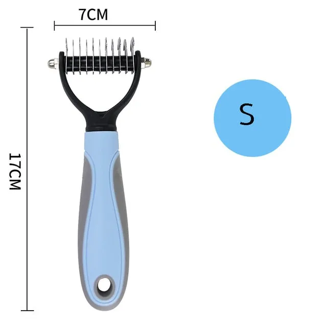 Effortless Shedding Solution: Dehairing Pet Brush - Say Goodbye to Pet Hair with Ease!