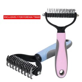 Effortless Shedding Solution: Dehairing Pet Brush - Say Goodbye to Pet Hair with Ease!