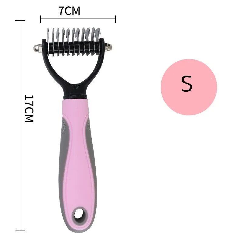 Effortless Shedding Solution: Dehairing Pet Brush - Say Goodbye to Pet Hair with Ease!