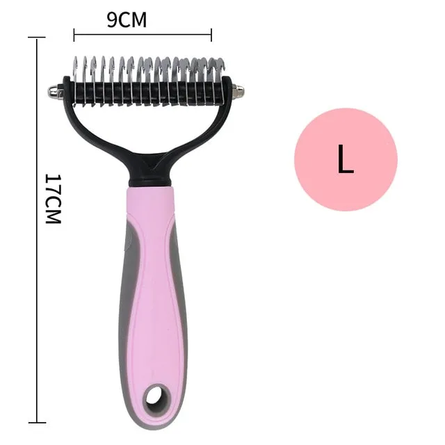Effortless Shedding Solution: Dehairing Pet Brush - Say Goodbye to Pet Hair with Ease!