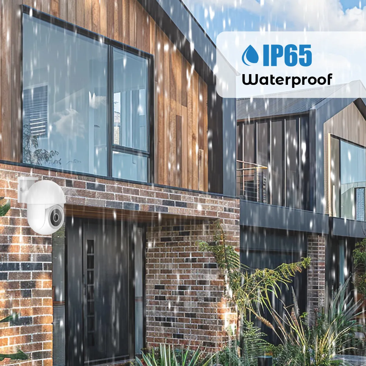 ENER-J Smart Wireless Outdoor IP Dome Camera with 4x Digital Zoom