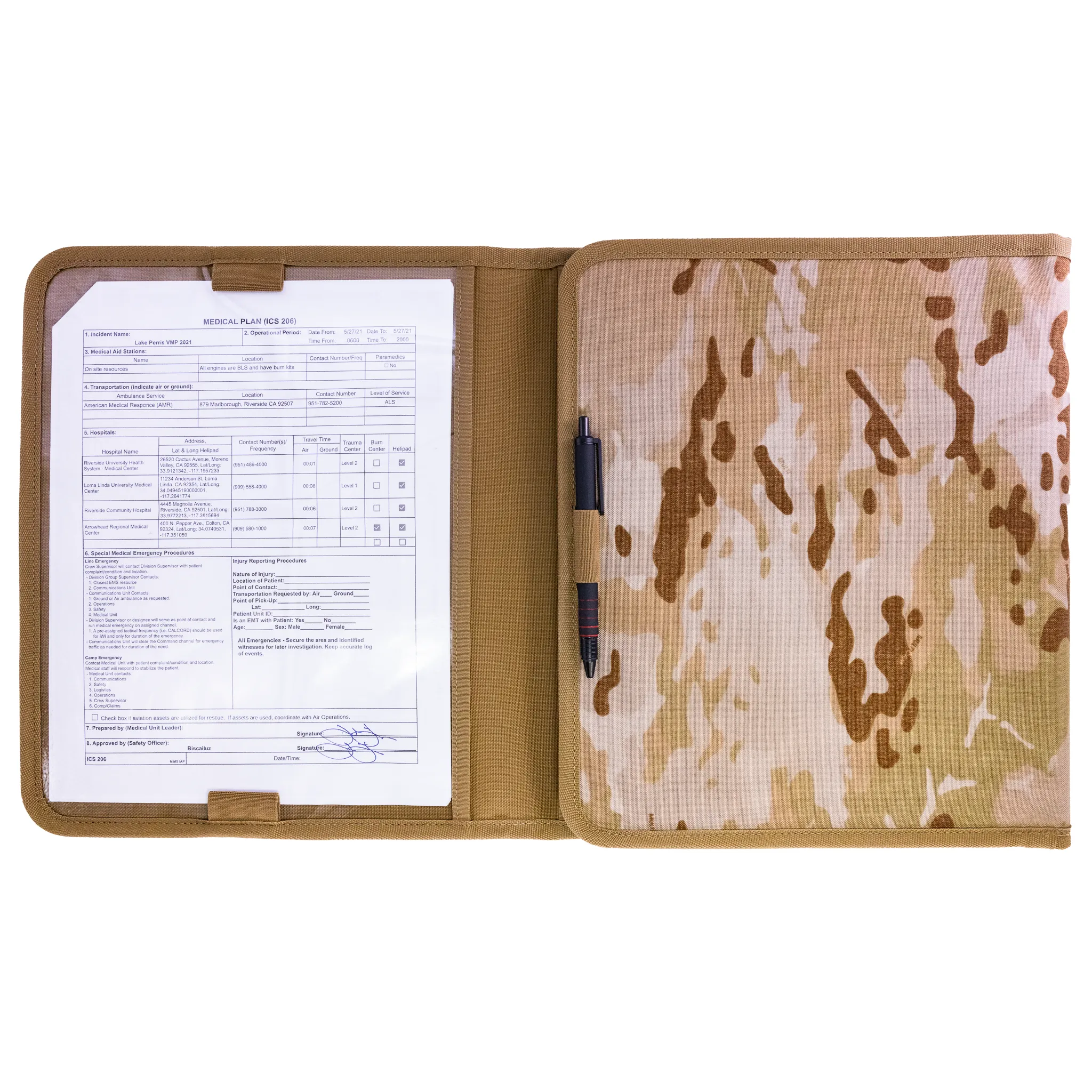 Field Tri-Folder