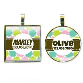 Floral Dots Tag