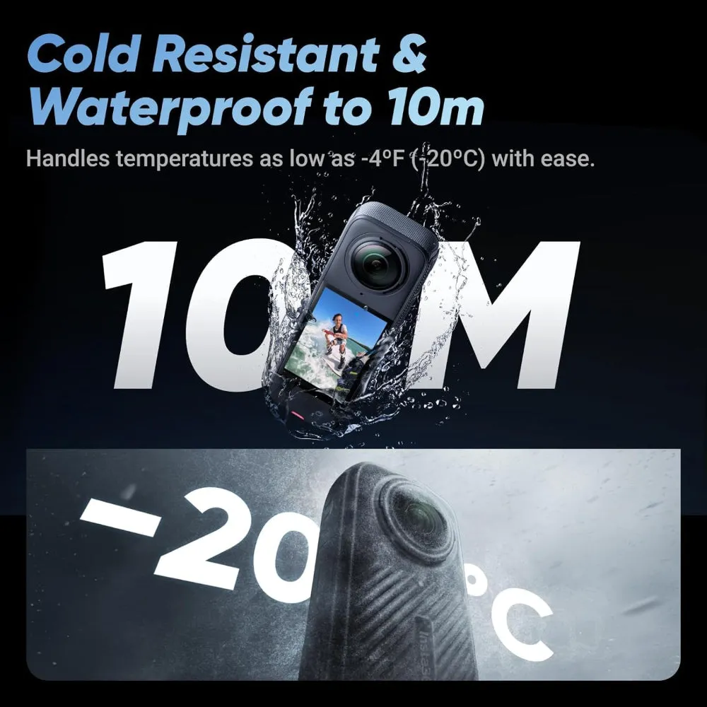 Insta360 X4 8K 360-Degree Action Camera Waterproof