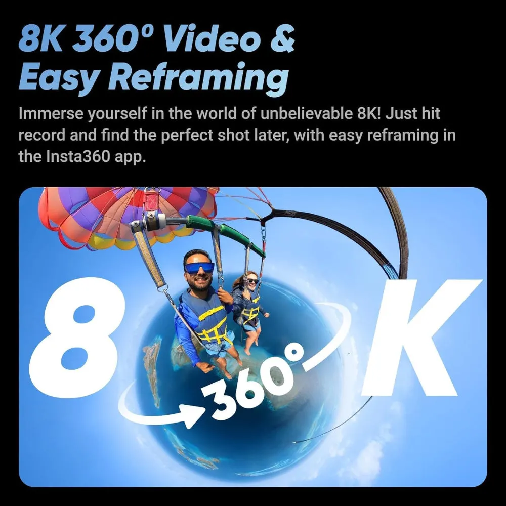 Insta360 X4 8K 360-Degree Action Camera Waterproof