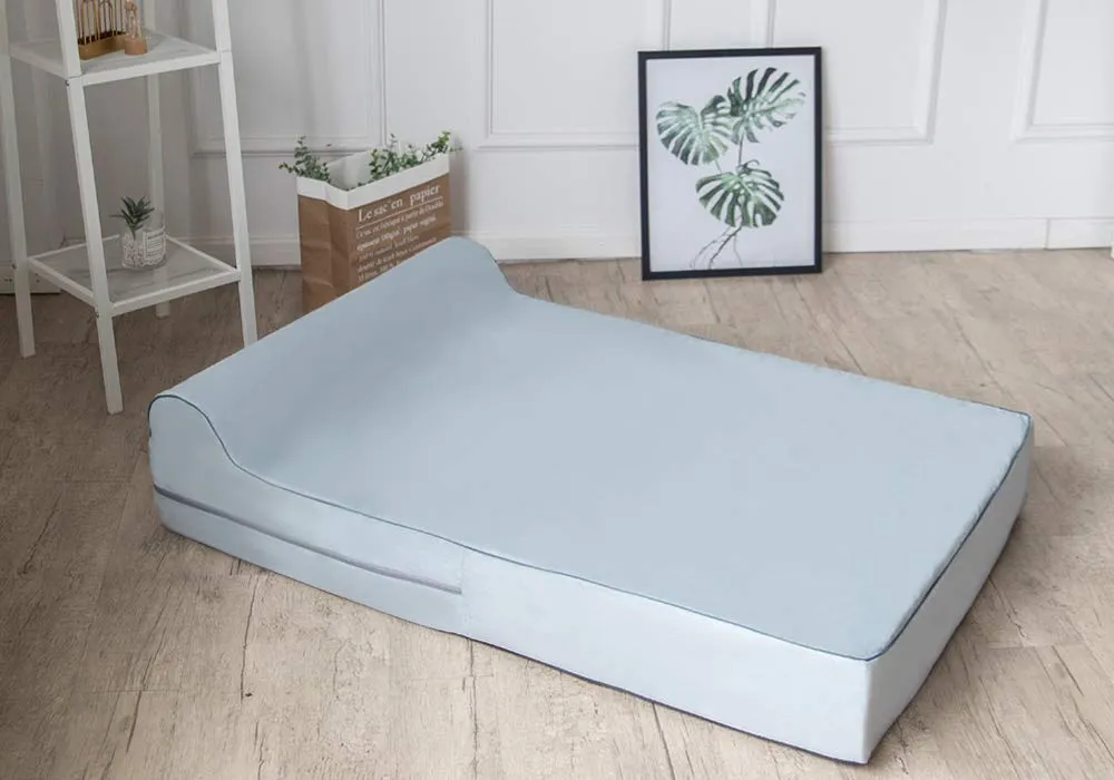 Jumbo Orthopedic Dog Bed - 7-inch Thick Memory Foam Pet Bed With Removable Cover & Free Waterproof Liner - For Large Breed Dogs