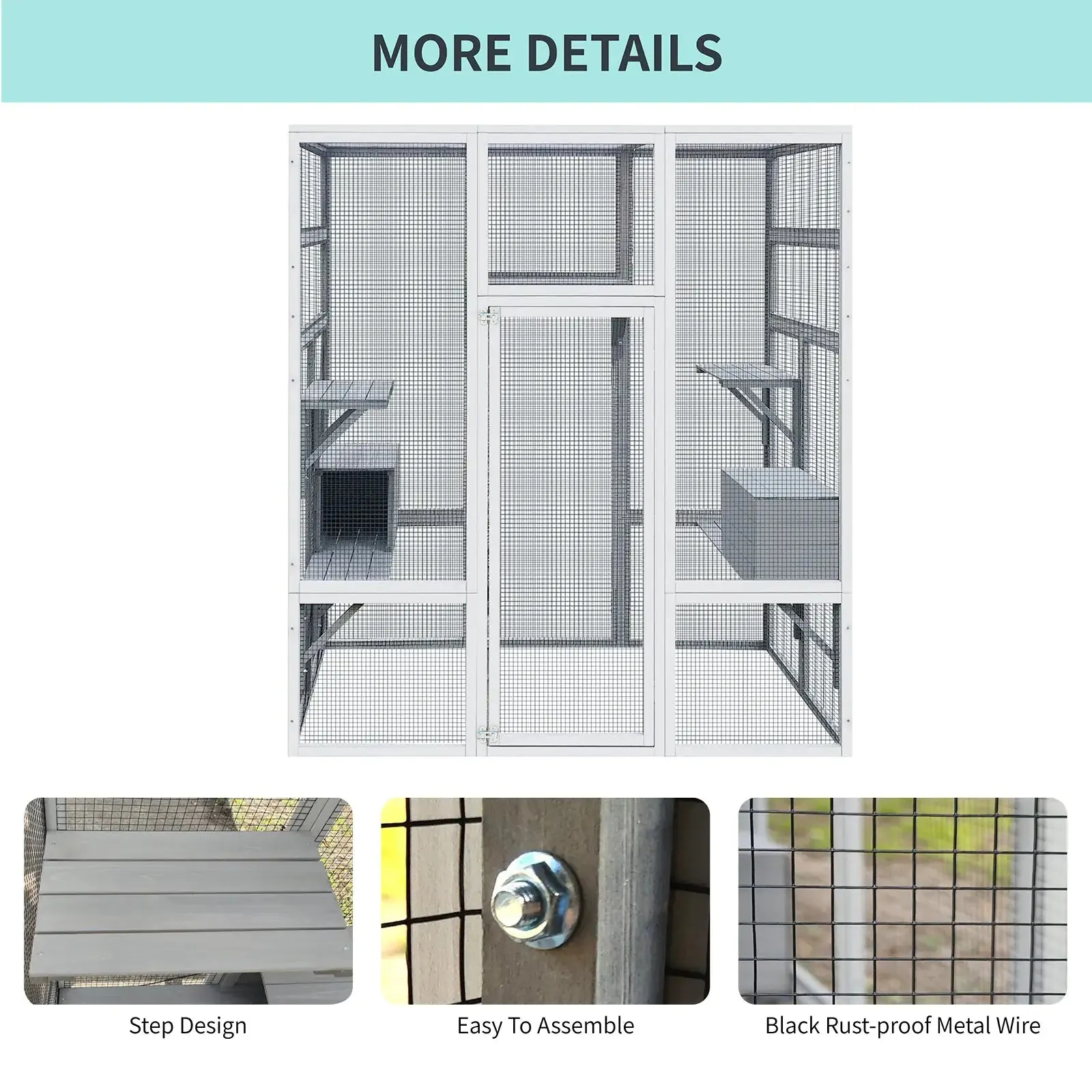 Large Outdoor Wooden Catio
