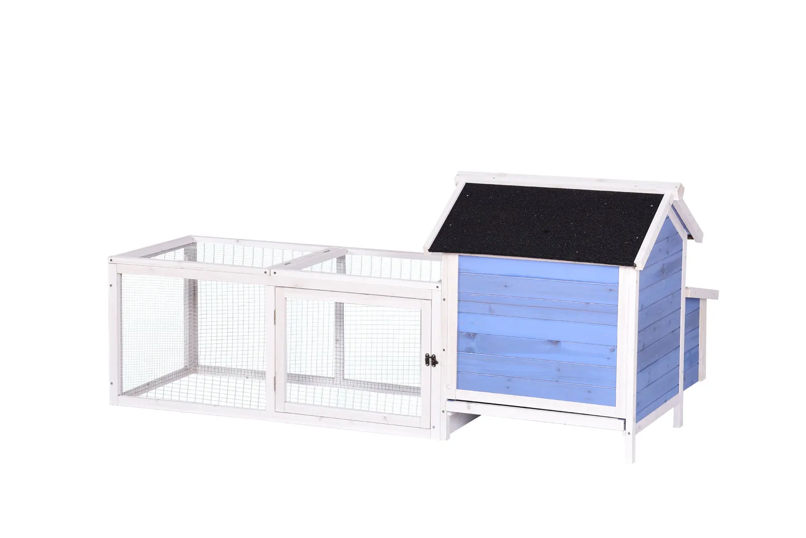 Large Weatherproof Fir Wood Chicken Coop & Rabbit Hutch