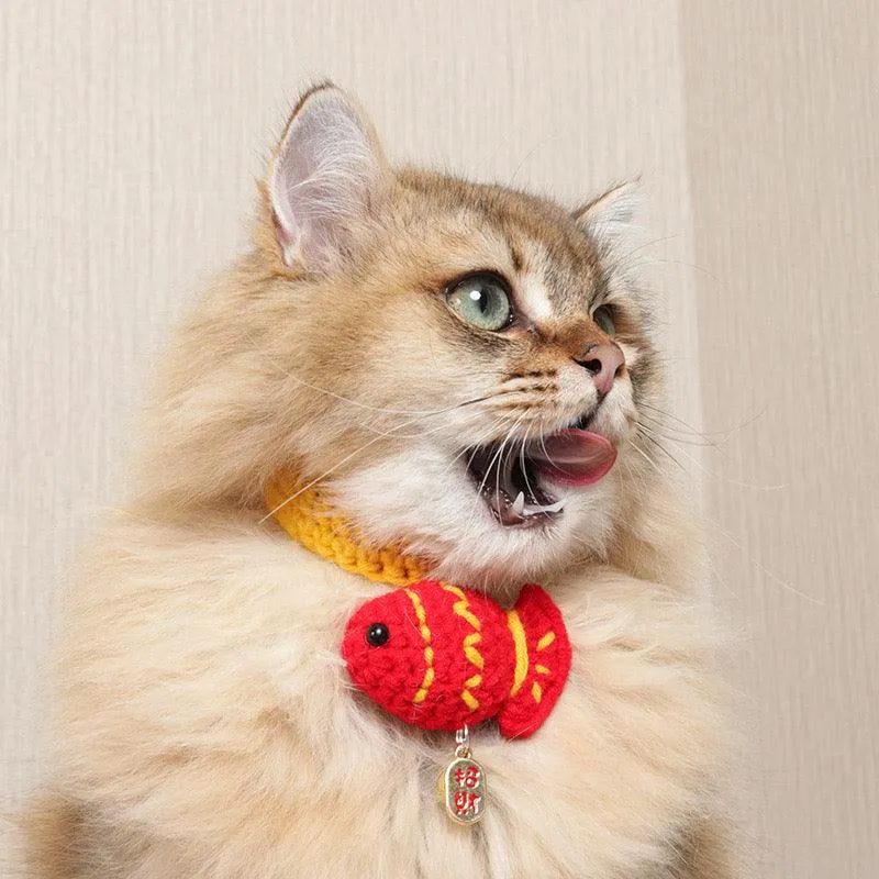 Lucky Fish Decorative Pet Collar
