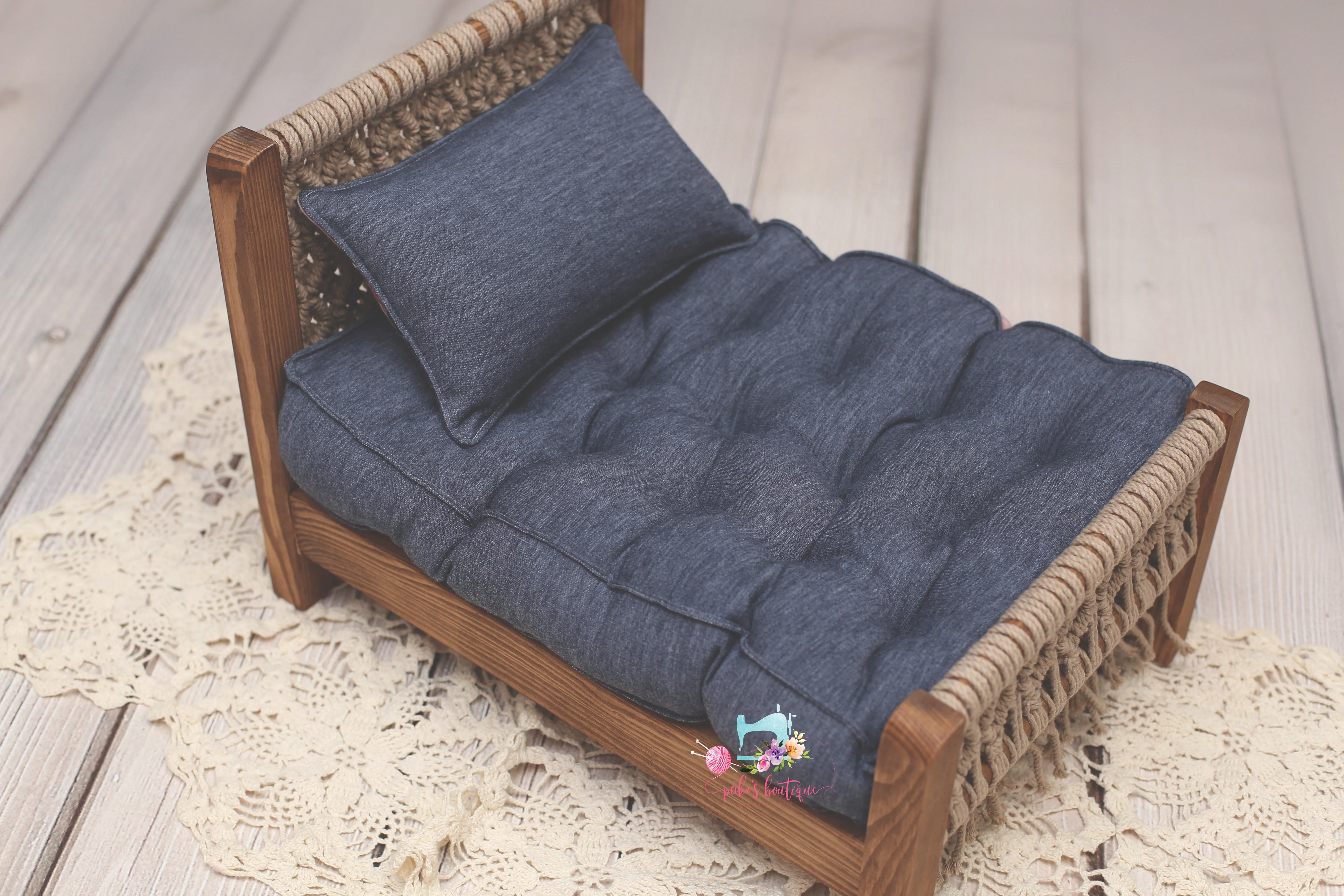 MADE TO ORDER- REVERSIBLE 2 Color- Heathered Solids- NB Mattress