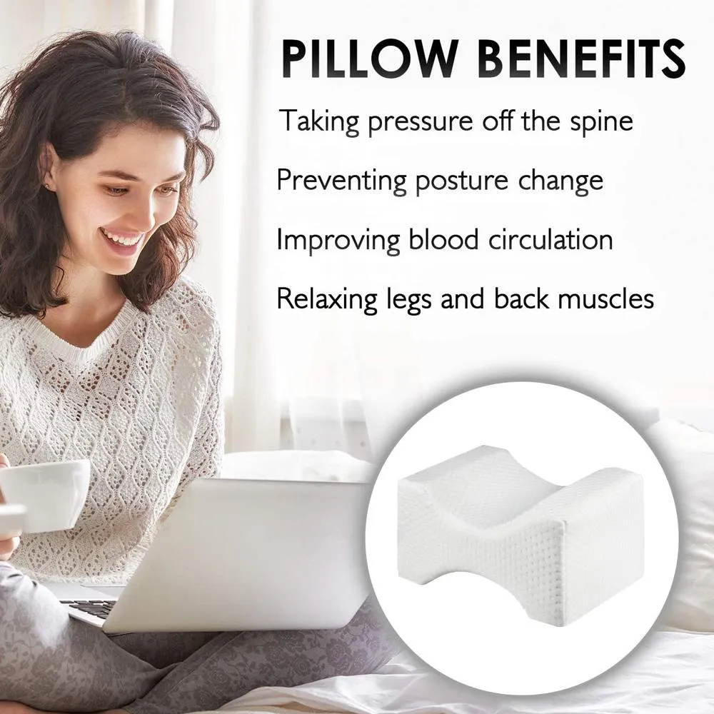 Memory Foam Orthopedic Knee Leg Pillow Bed Cushion