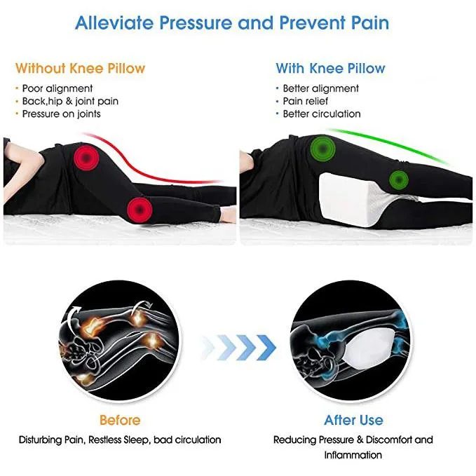 Memory Foam Orthopedic Knee Leg Pillow Bed Cushion