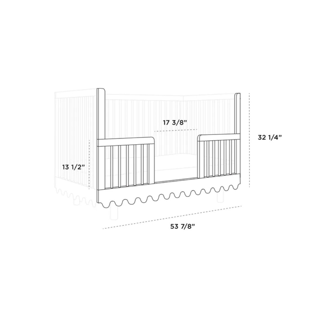 Moss Toddler Bed Conversion Kit - Red by Oeuf