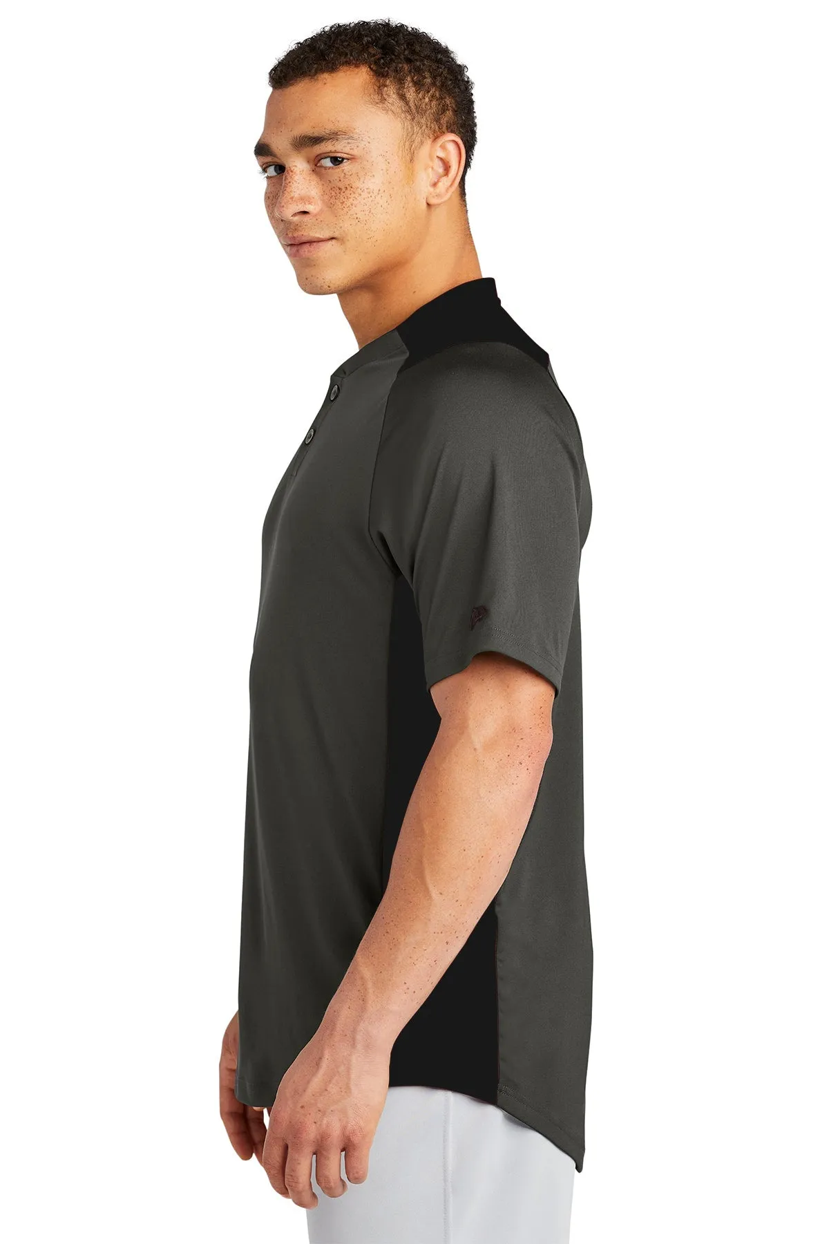 New Era Diamond Era 2-Button Customized Jerseys, Graphite/ Black