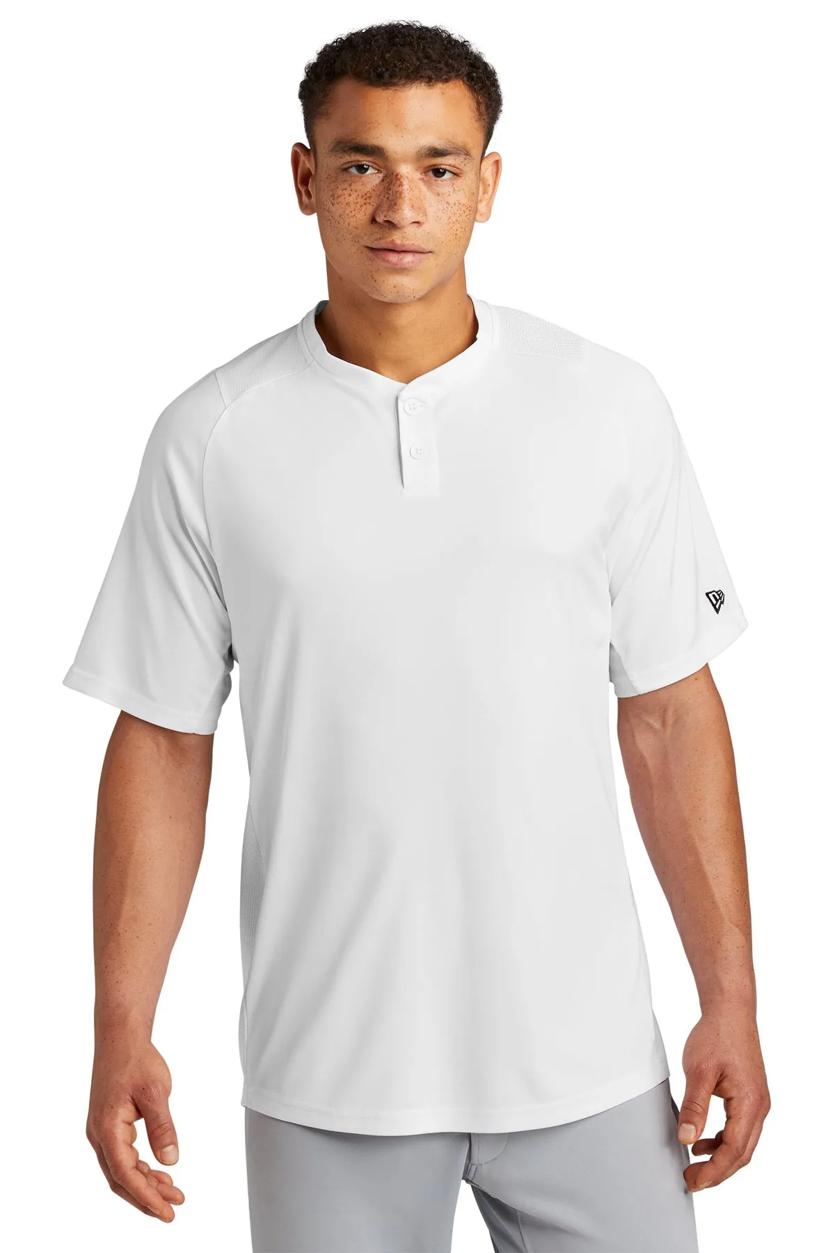 New Era Diamond Era 2-Button Customized Jerseys, White