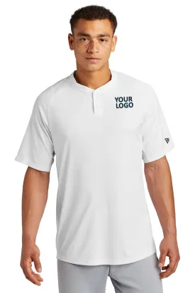 New Era Diamond Era 2-Button Customized Jerseys, White