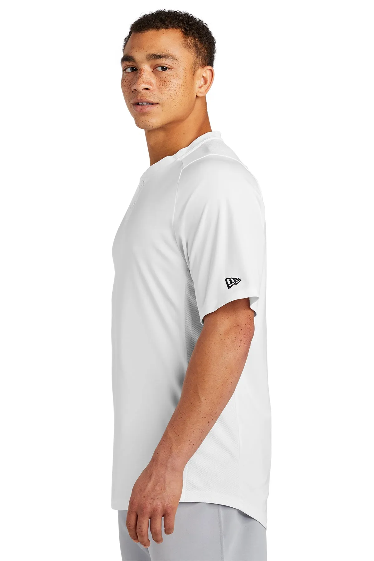 New Era Diamond Era 2-Button Customized Jerseys, White