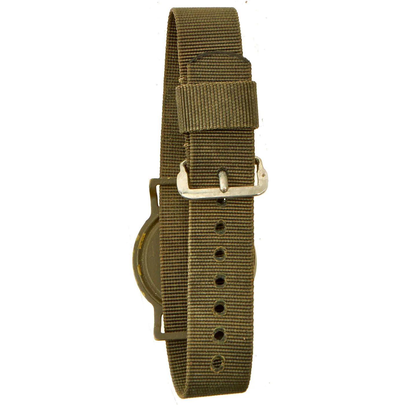 Original U.S. WWII 101st Airborne Division “Old Abe” Screaming Eagle Shoulder Sleeve Insignia With Postwar Waltham Wrist Compass and “Cricket” Clicker - 3 Items