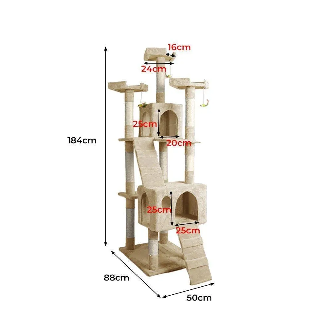 Pawz Cat Scratcher Multi Level 184cm Height