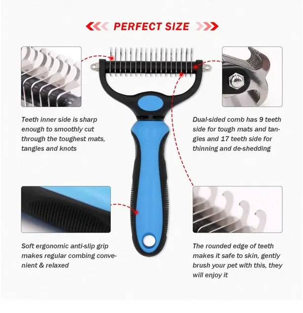 Pet Grooming Dematting Comb