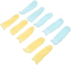 Pet Toothbrush and Toothpaste Set 10pcs Finger Dog Toothbrush for Small Breed Gentle Gum Massage Plaque Removal