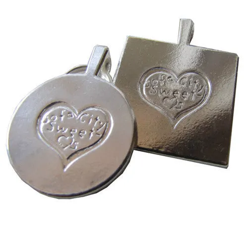 Pink Hearts Tag