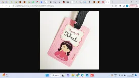 Princess Bag Tags