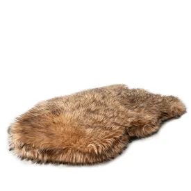 PupRug Faux Fur Orthopedic Dog Bed For Large To XL Dogs