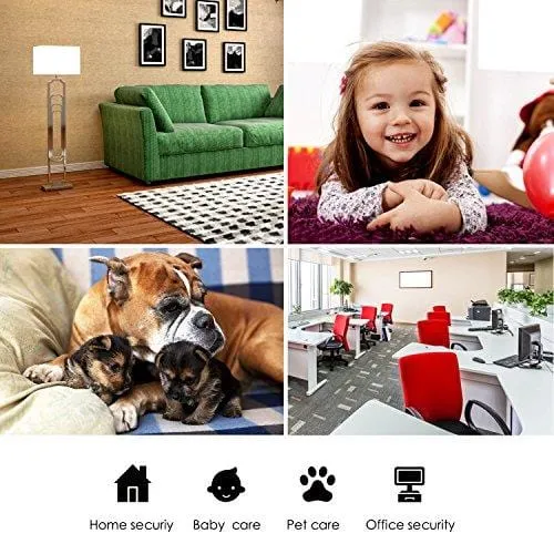 Security Camera 1080P WiFi Dog Pet Camera - KAMTRON Wireless Indoor Pan/Tilt/Zoom Home Camera Baby Monitor IP Camera with Motion Detection Two-Way Audio, Night Vision - Cloud Storage